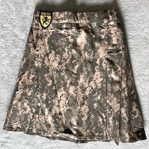 Mens Small Original Sport Kilt, Army Digital Camouflage